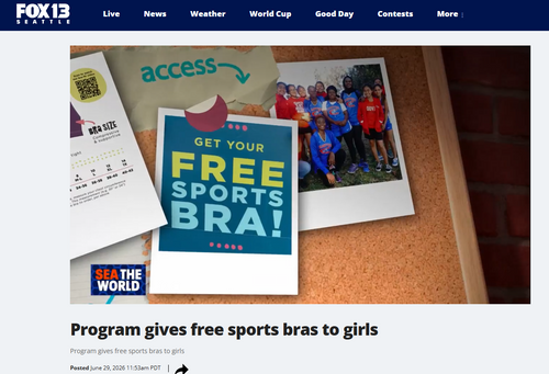 PRESS – Bras for Girls
